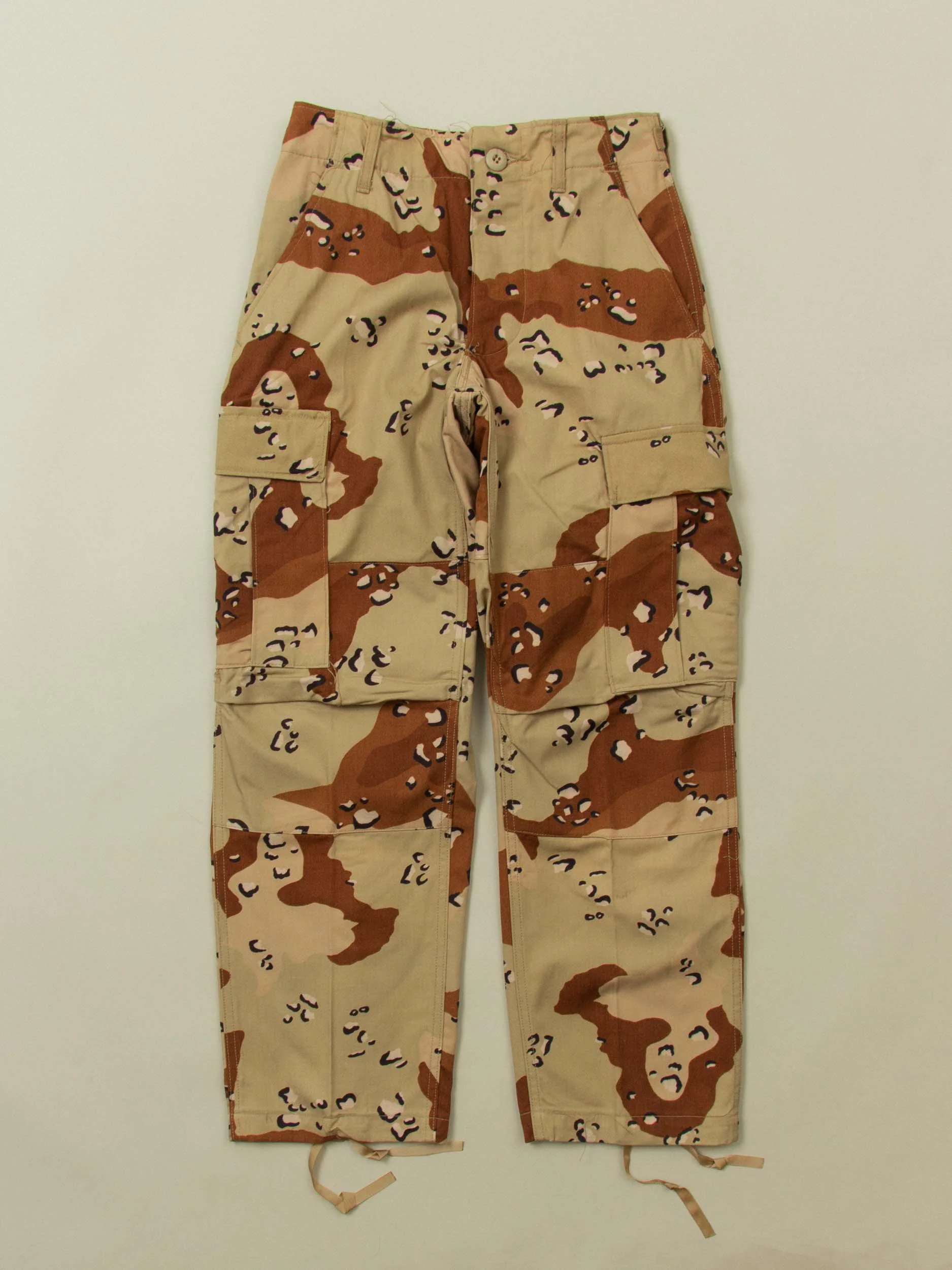 Vtg US Army Chocolate Chip Desert Camo Trousers (XS)