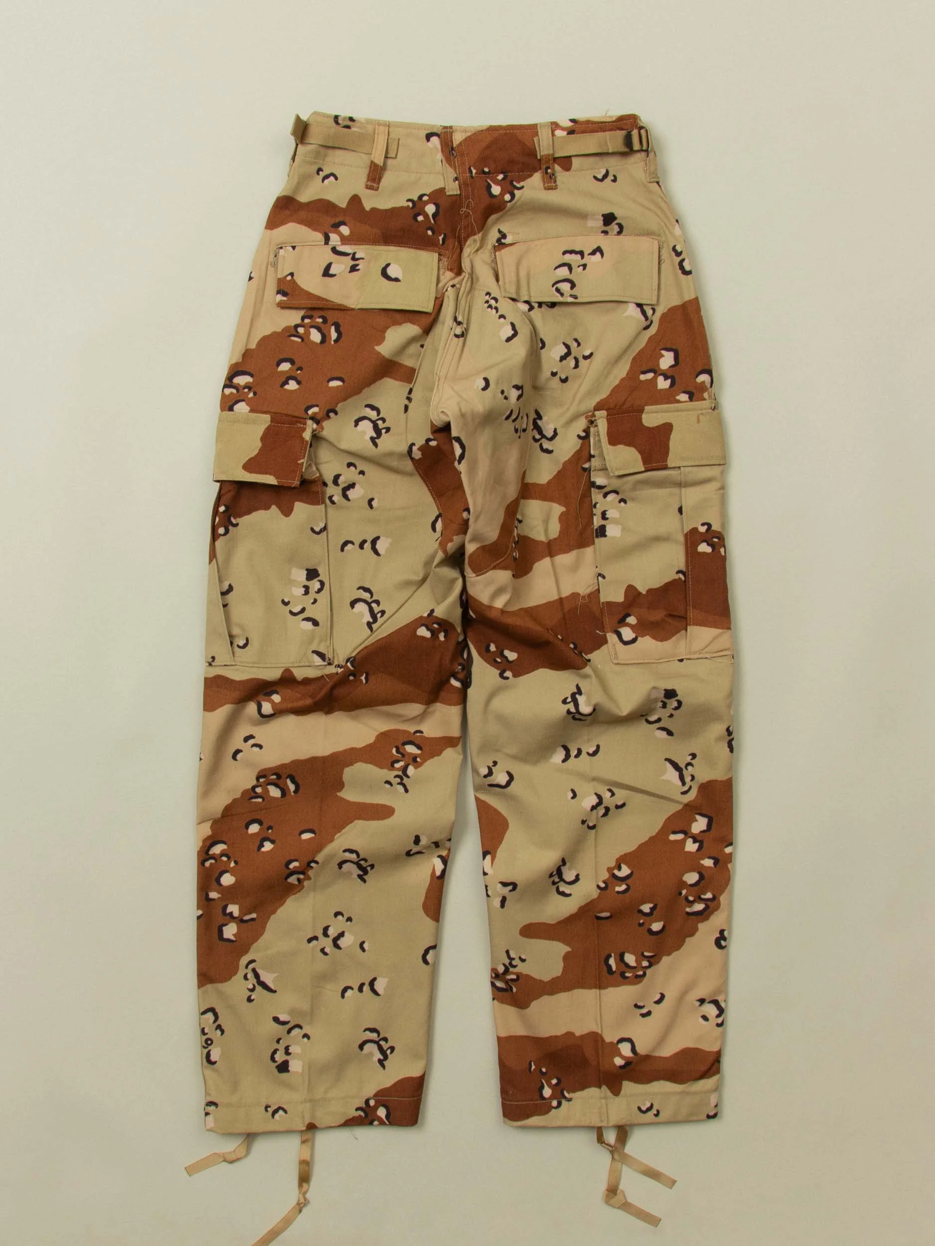 Vtg US Army Chocolate Chip Desert Camo Trousers (XS) - Image 5