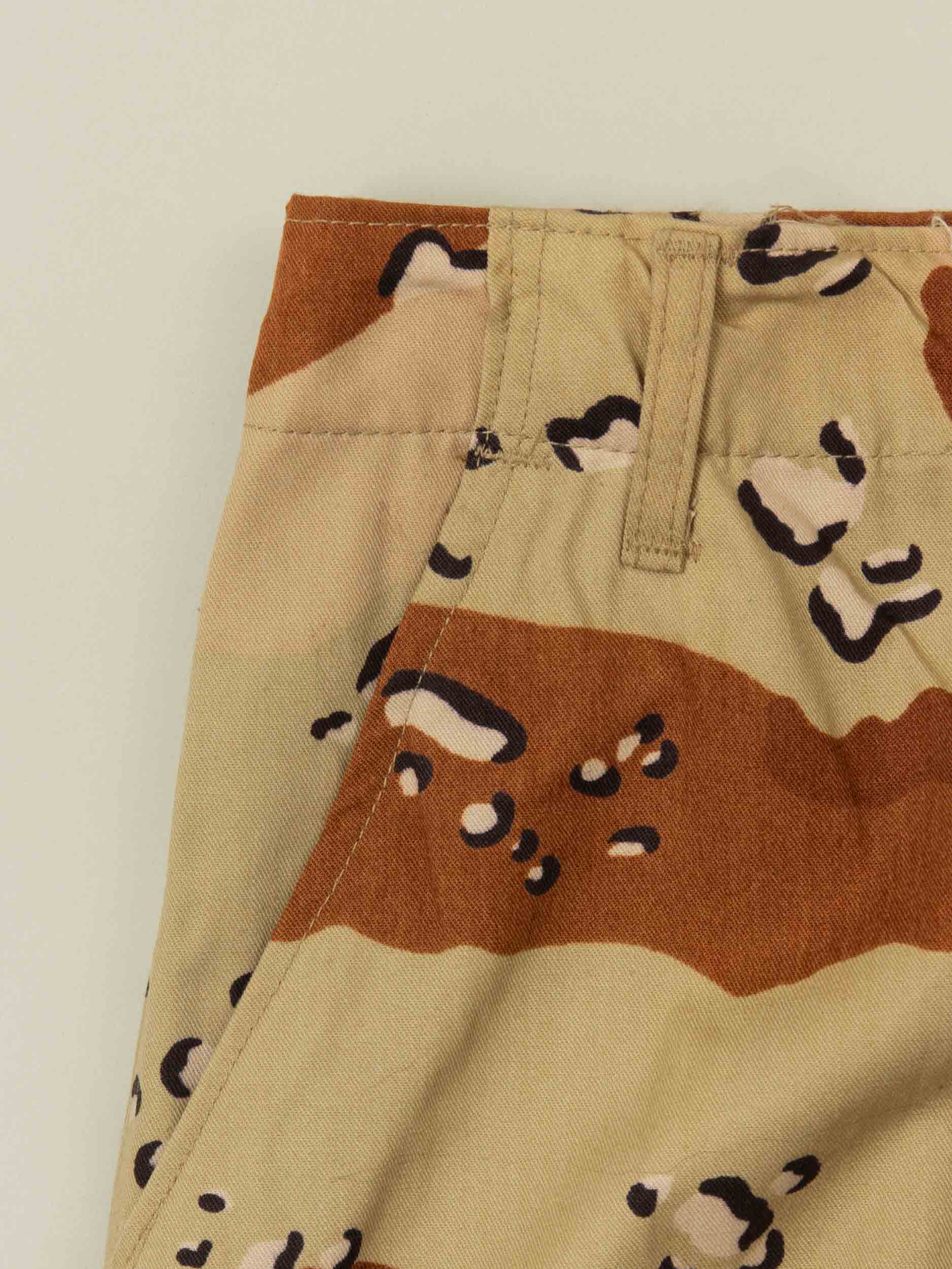 Vtg US Army Chocolate Chip Desert Camo Trousers (XS) - Image 9