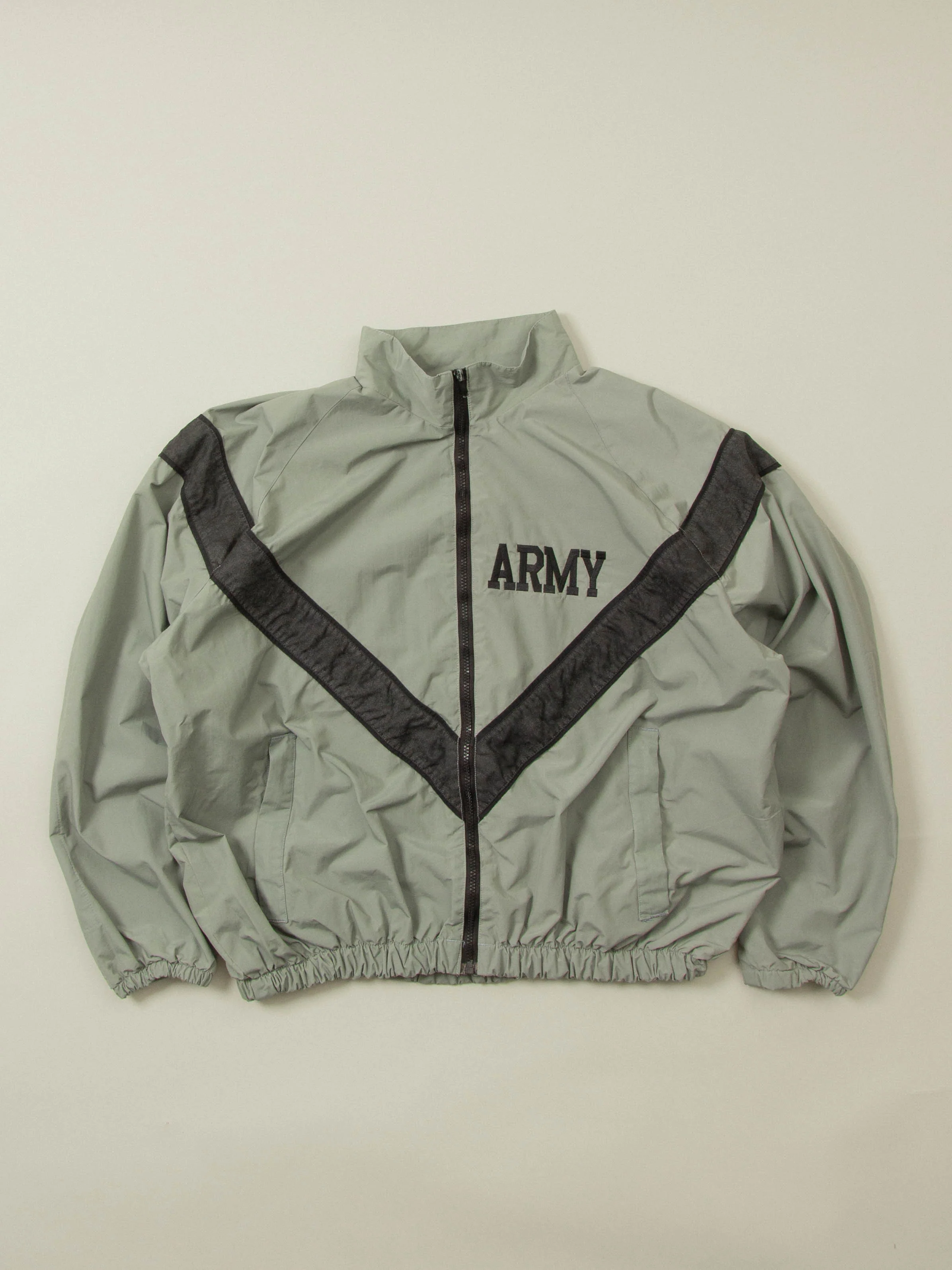 Vtg US Army Physical Training Reflective Windbreaker Jacket