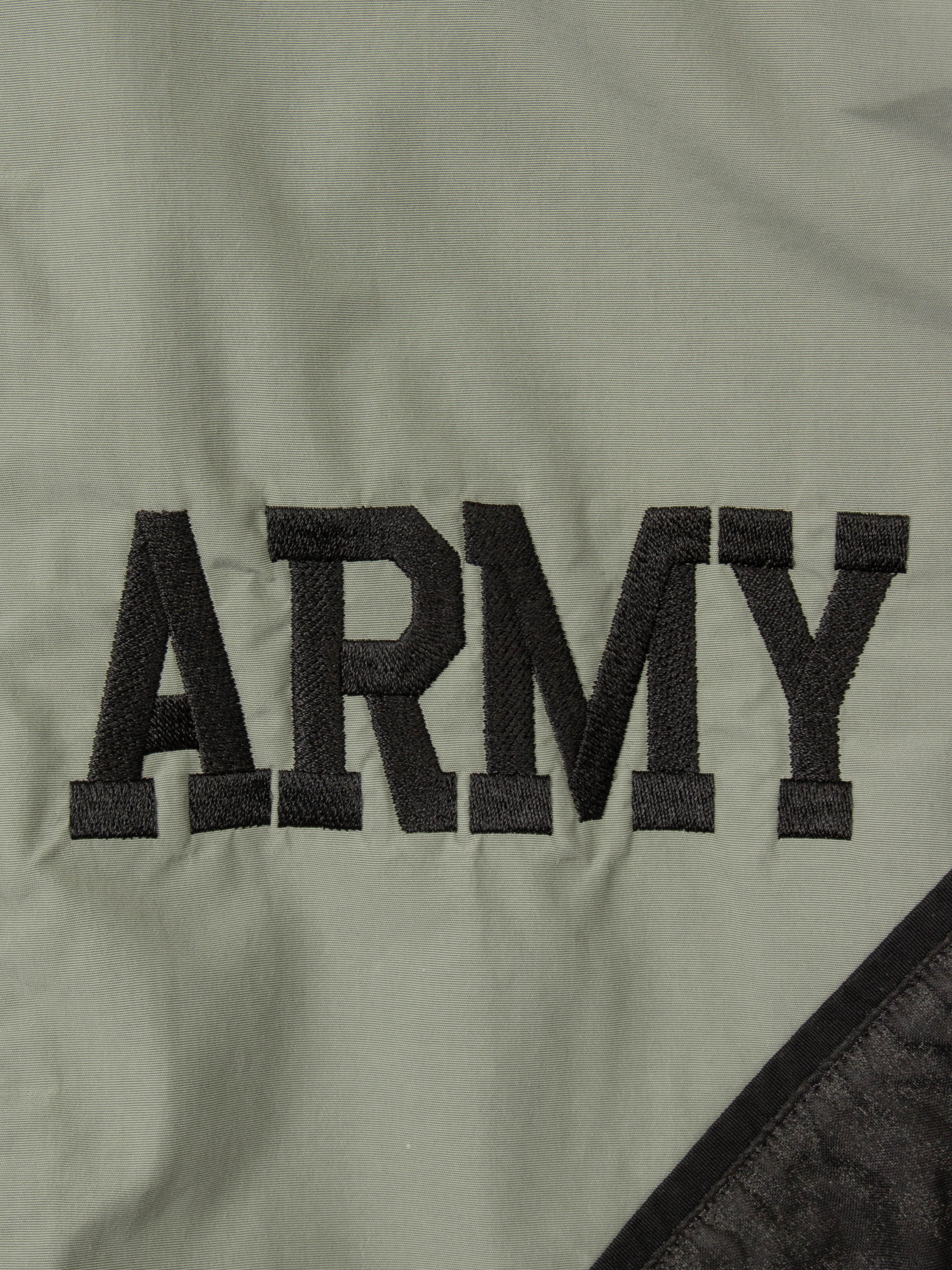 Vtg US Army Physical Training Reflective Windbreaker Jacket - Image 4