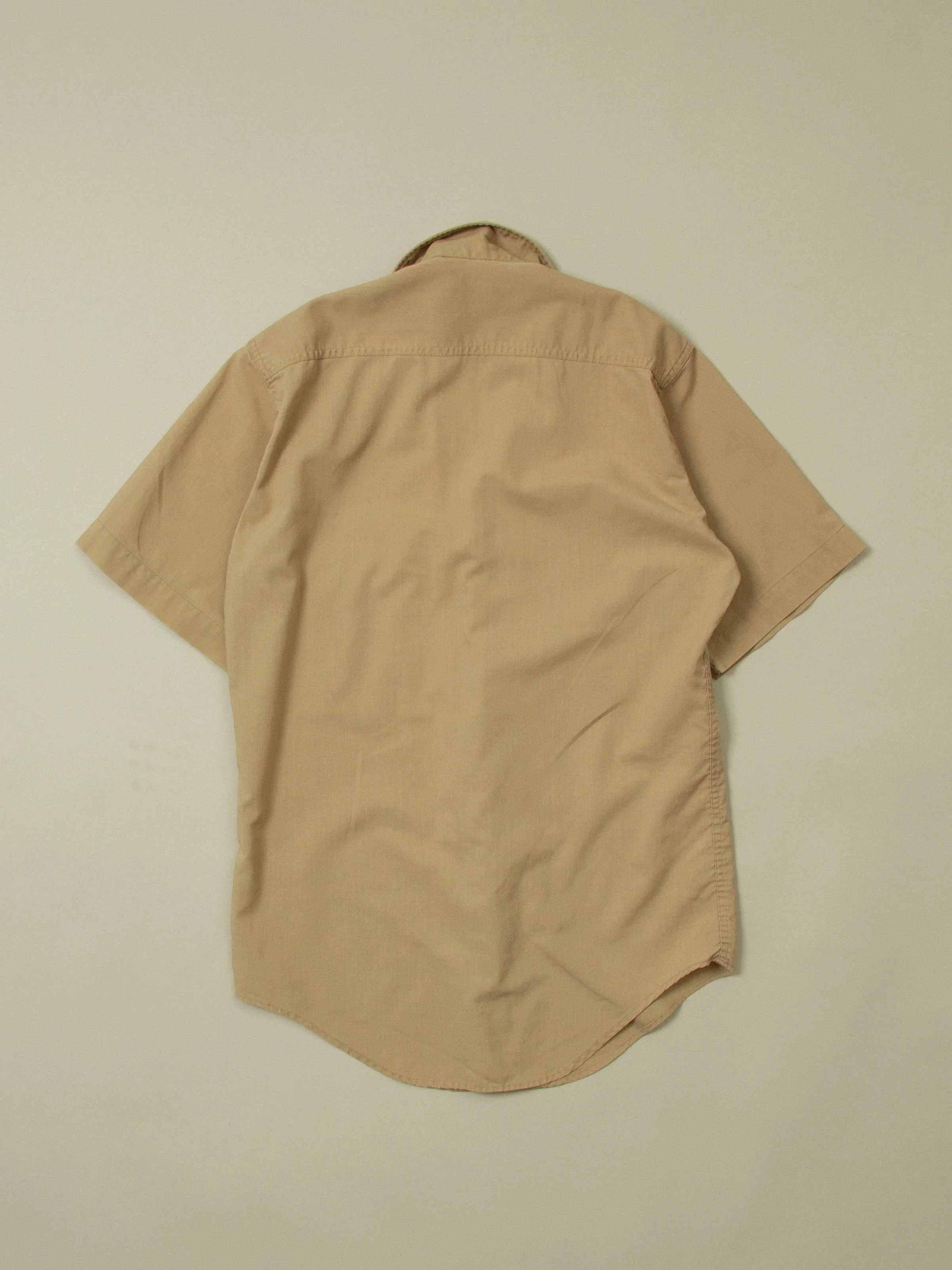 Vtg 1950s US Army Short Sleeve Officer Shirt (S) - Image 3