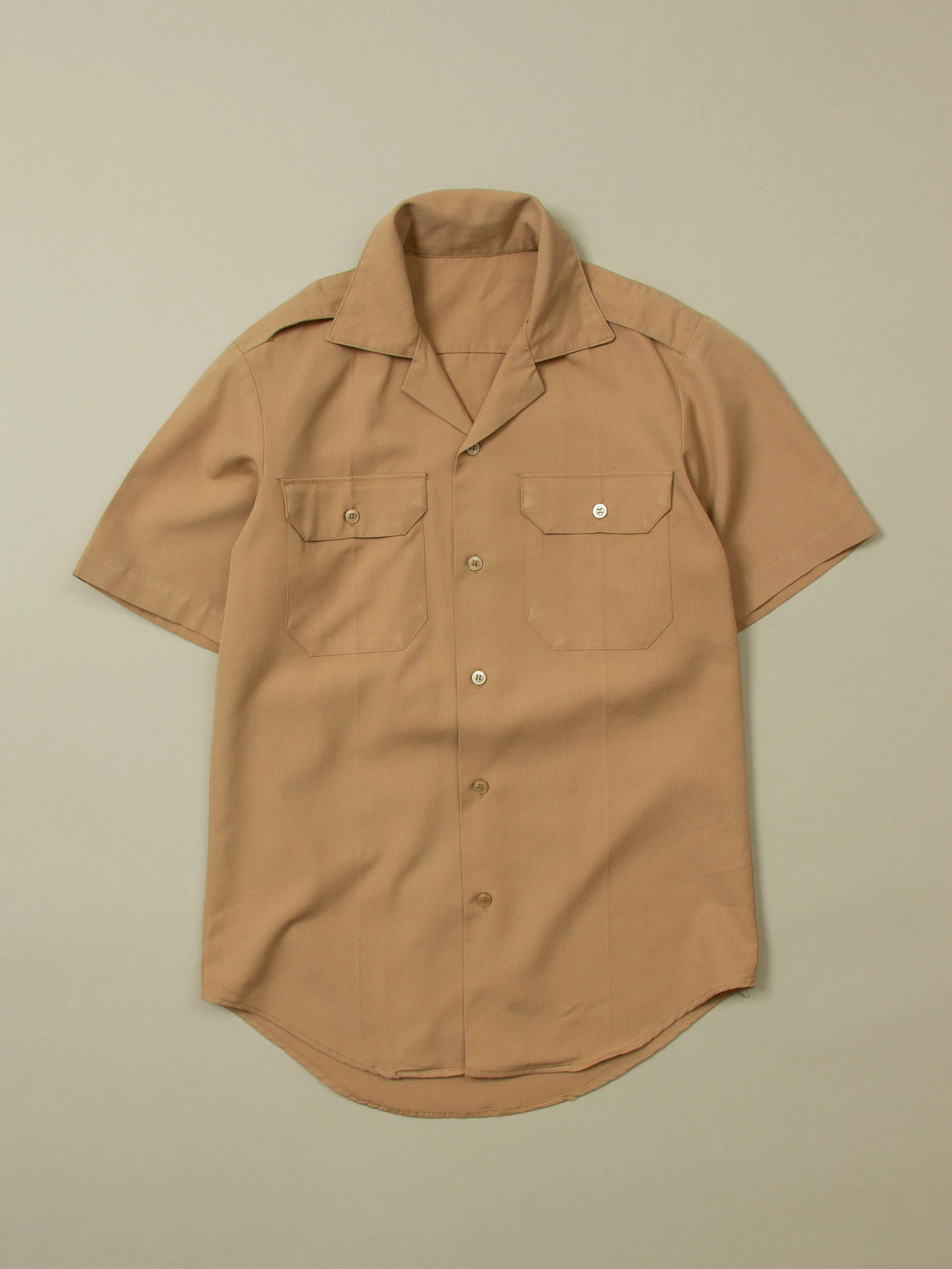 Vtg US Army Short Sleeve Officer Shirt (S)