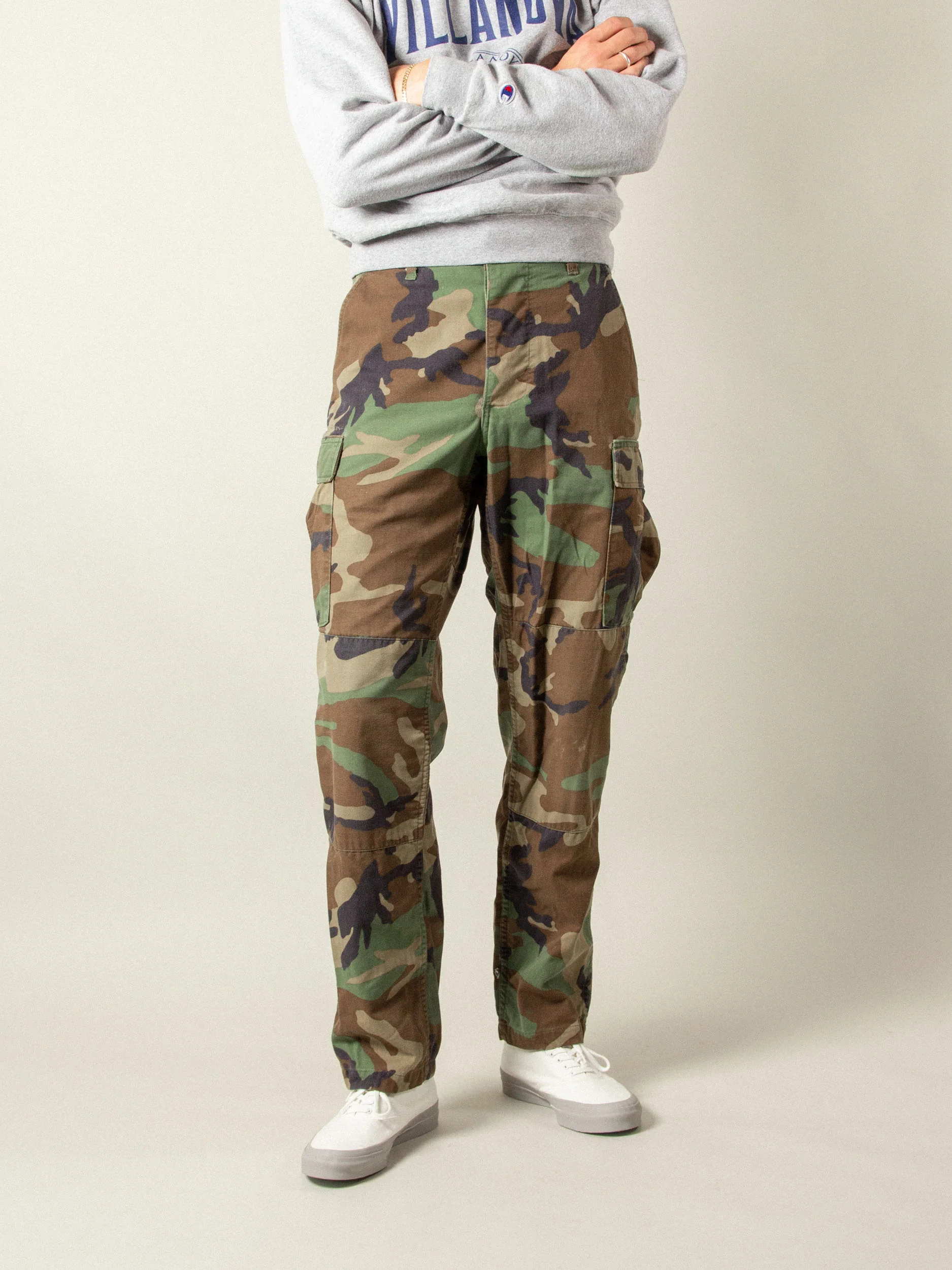 Vtg US Army Woodland Pattern Field Trousers