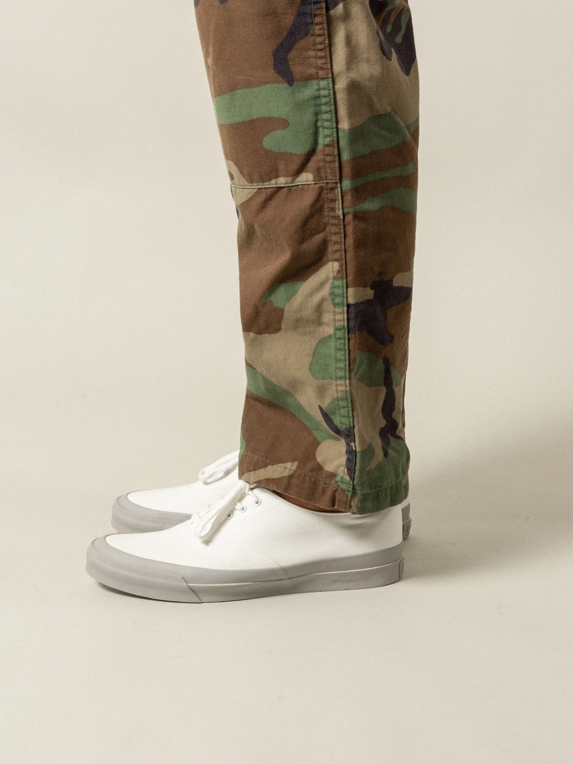 Vtg US Army Woodland Pattern Field Trousers - Image 7