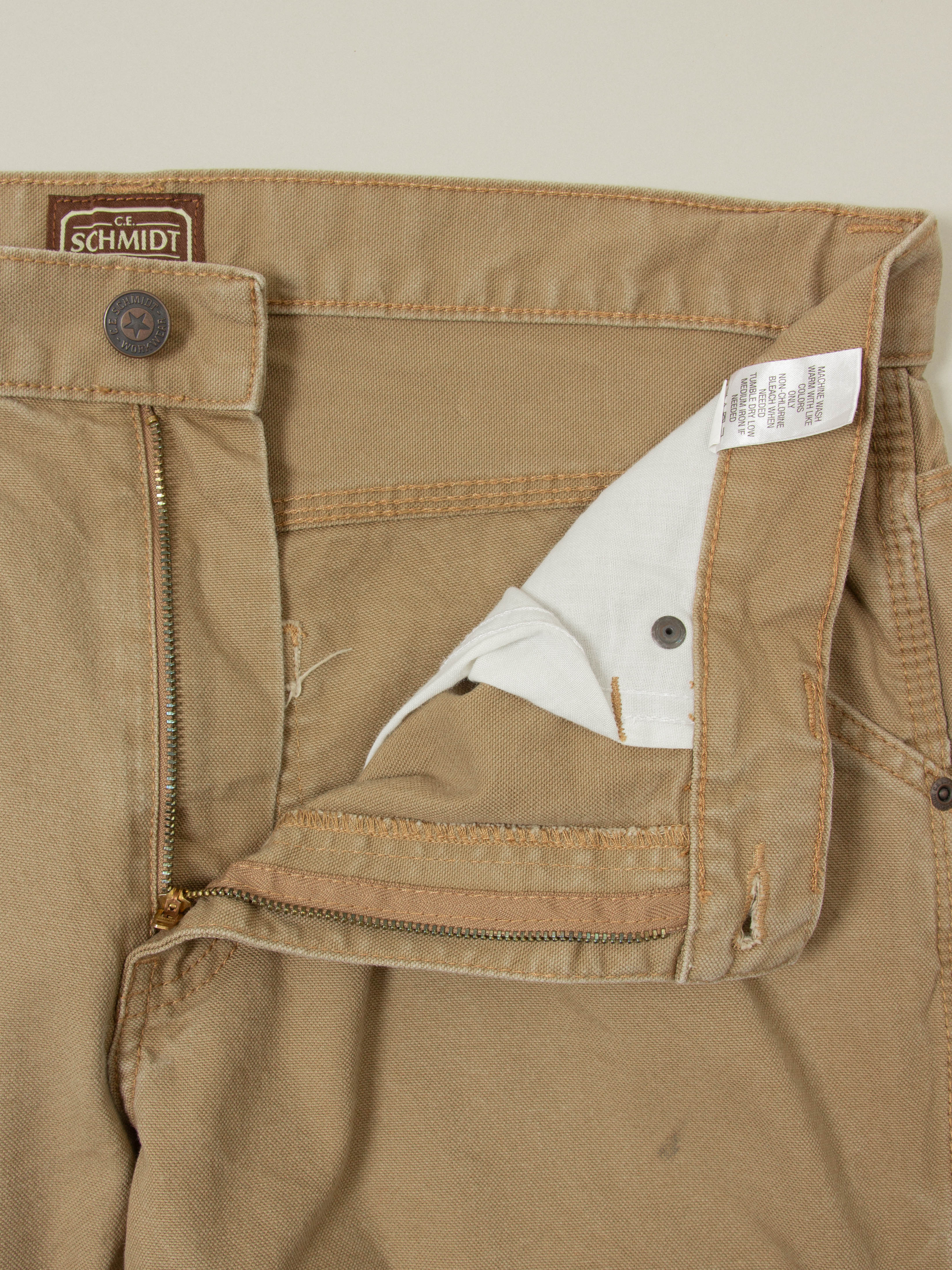 Vtg Workwear Carpenter Trousers (38x34) - Image 3