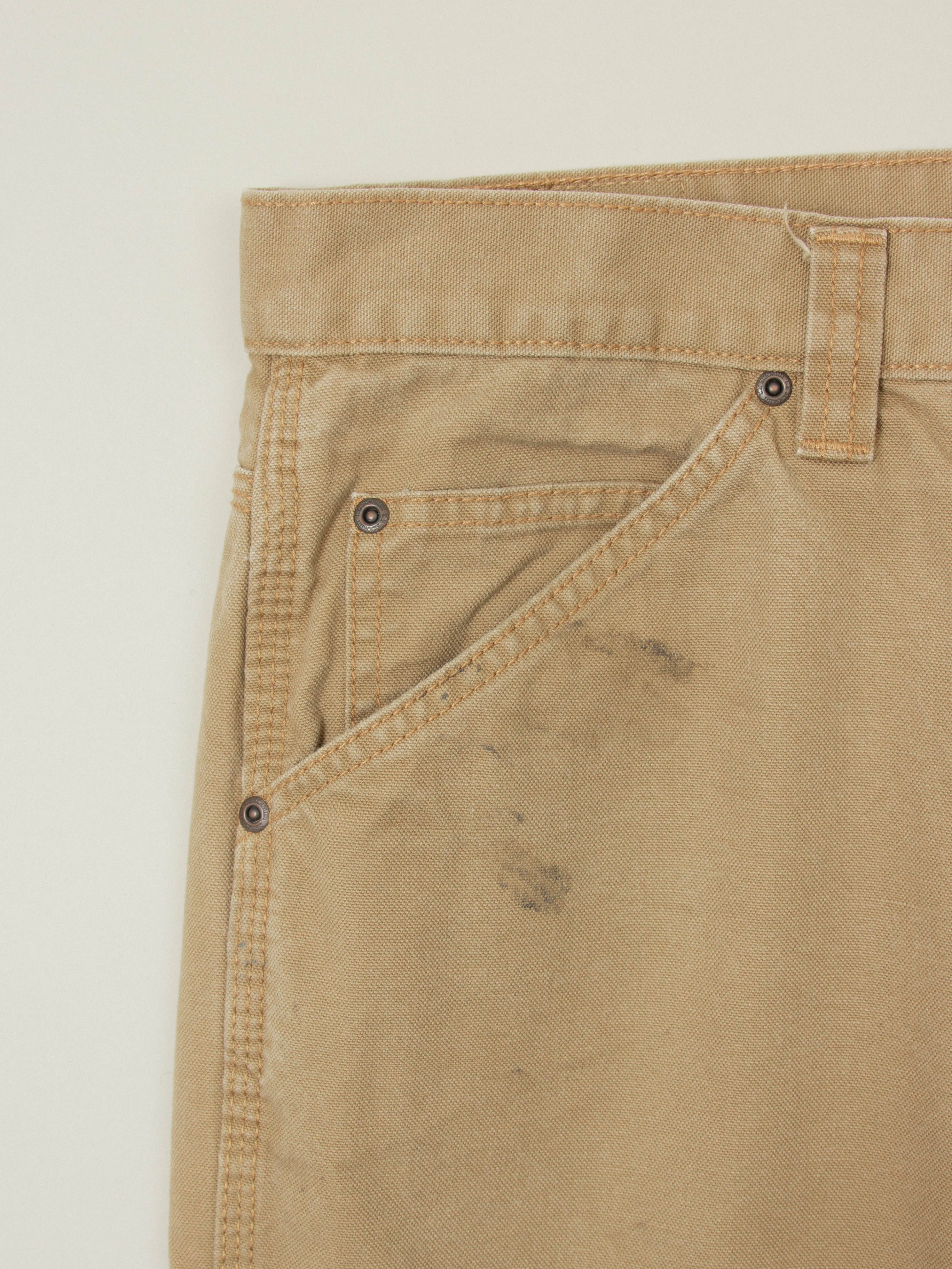 Vtg Workwear Carpenter Trousers (38x34) - Image 4