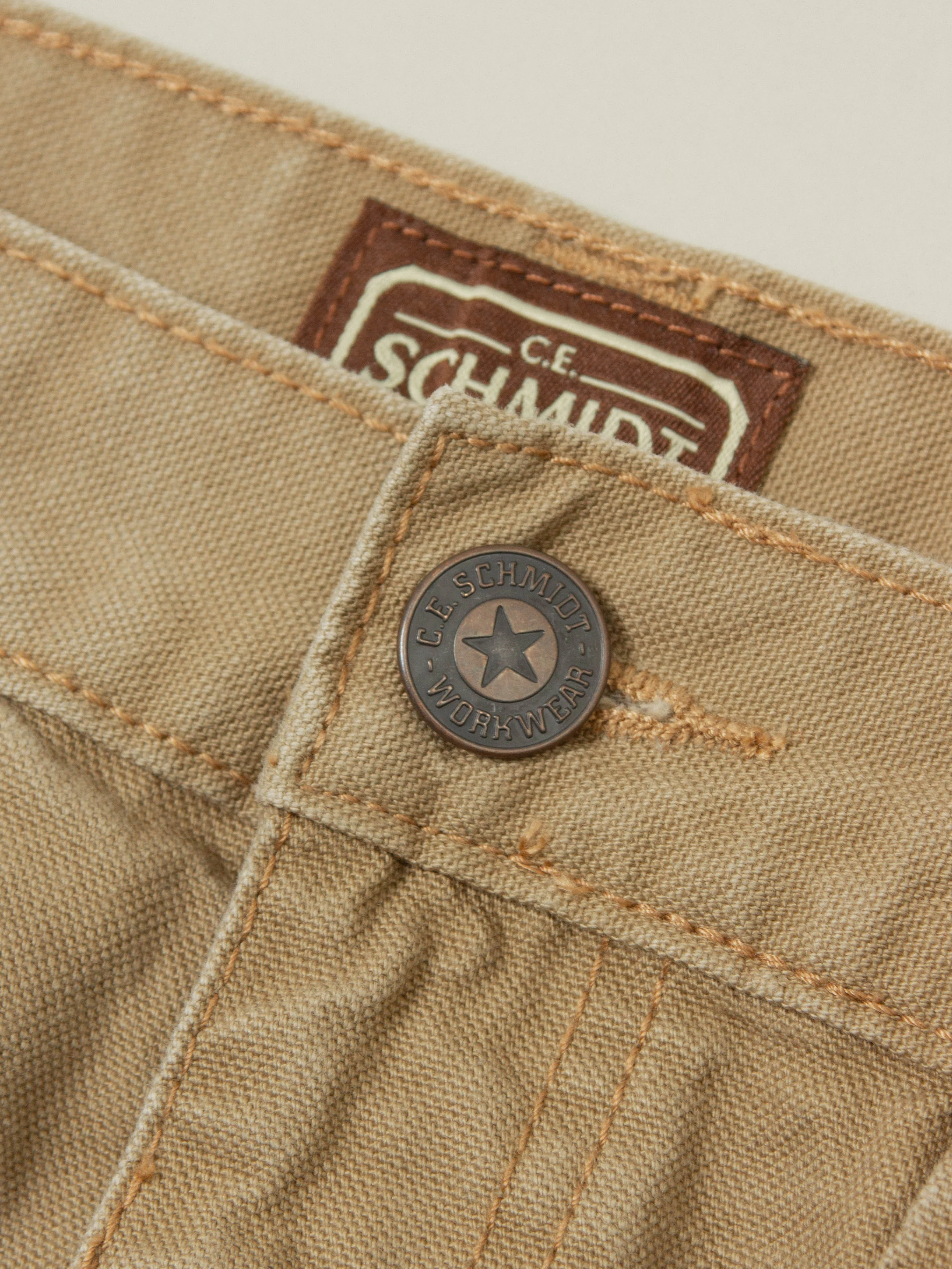 Vtg Workwear Carpenter Trousers (38x34) - Image 5
