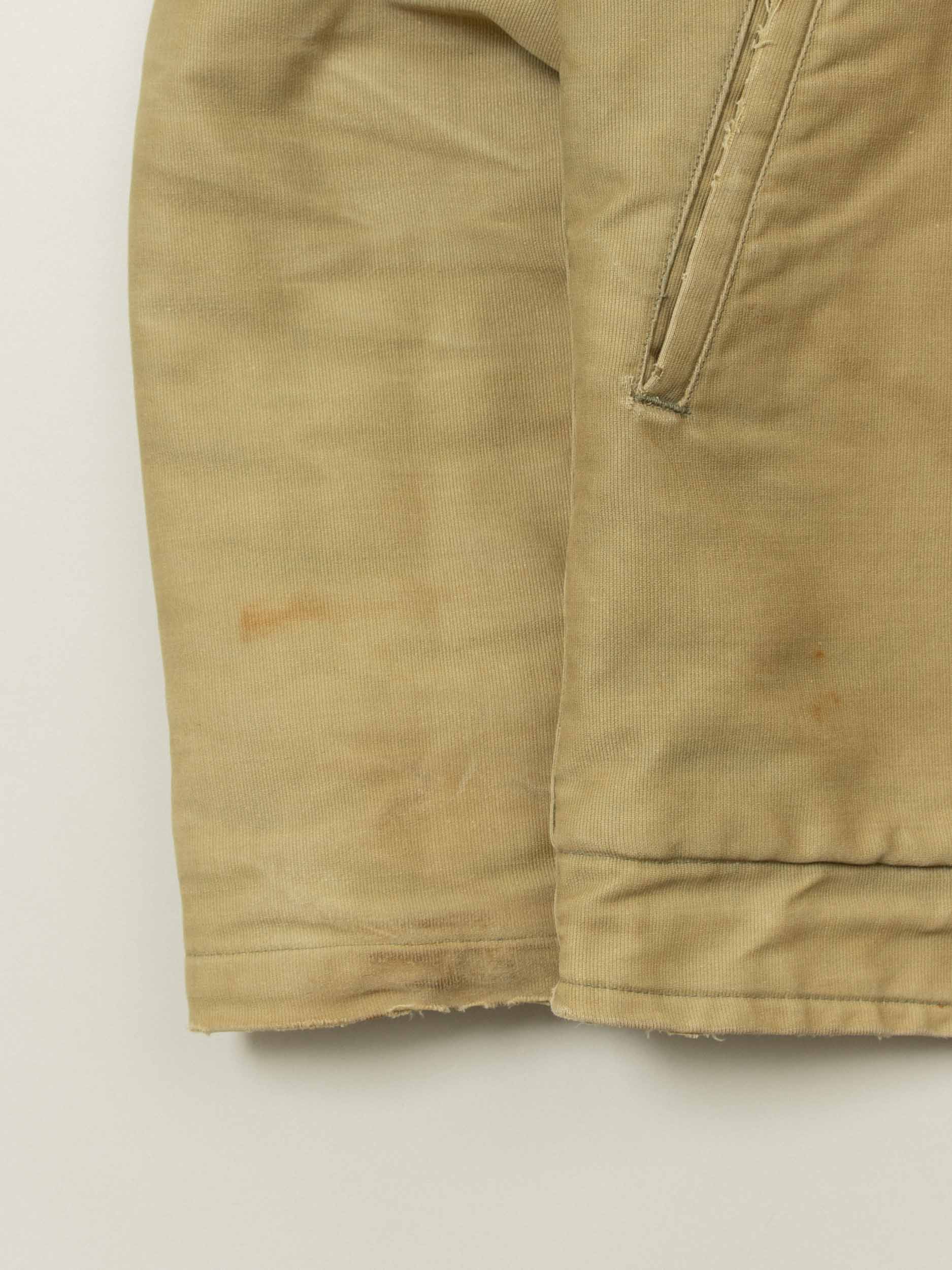 Vtg WWII US Navy N-1 Alpaca Deck Jacket (S/M) - Image 6