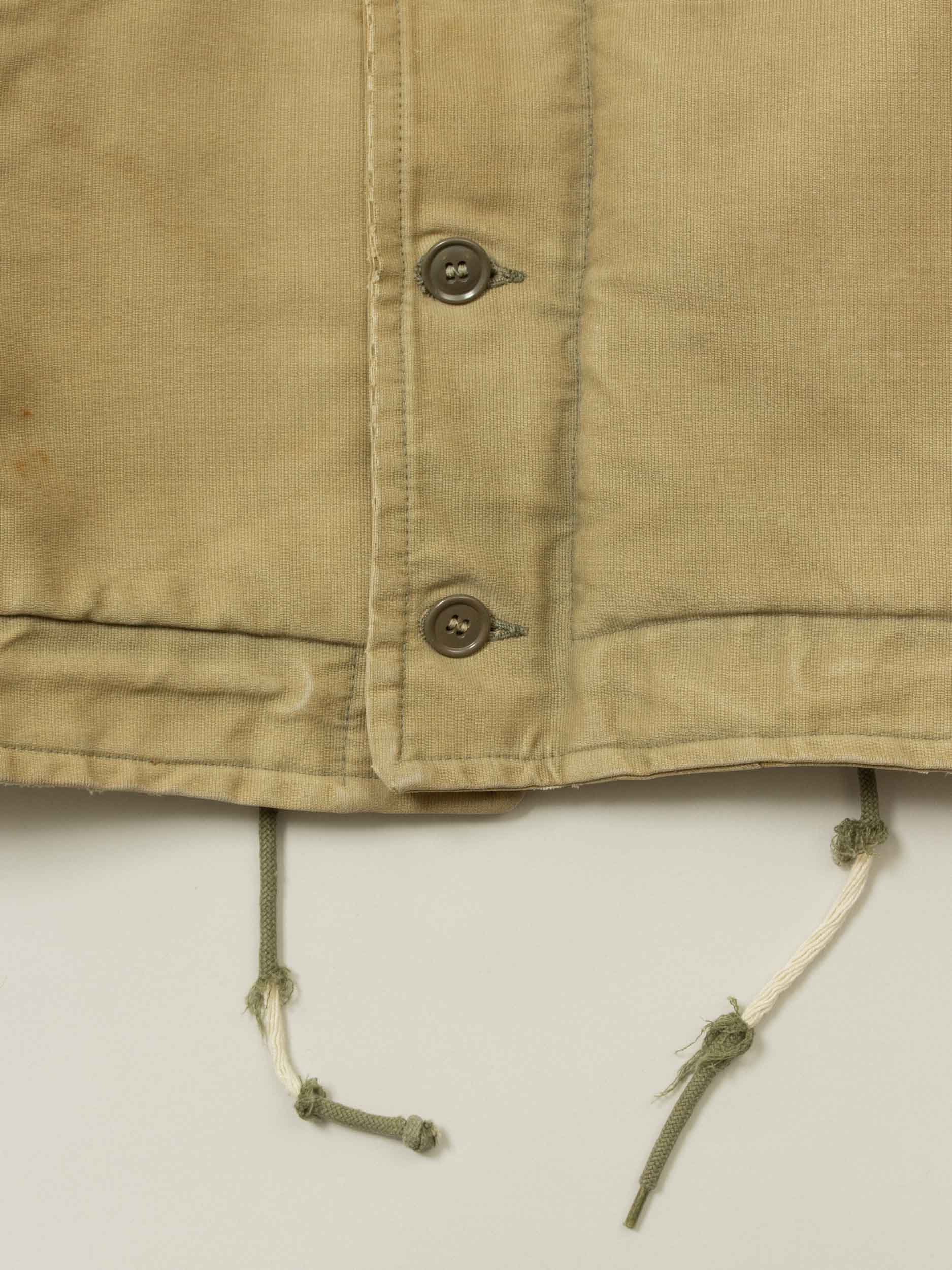 Vtg WWII US Navy N-1 Alpaca Deck Jacket (S/M) - Image 7
