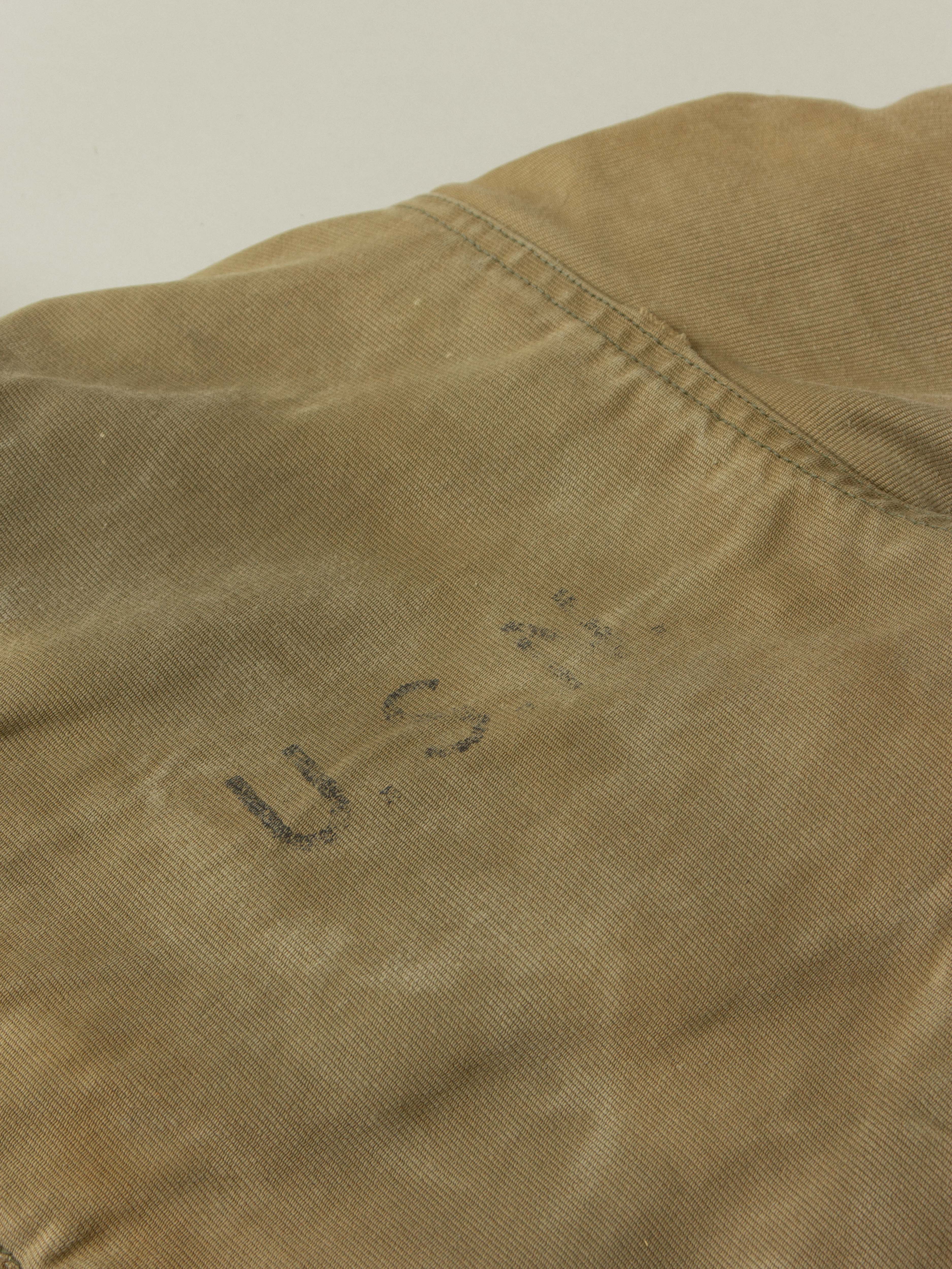 Vtg Rare WWII USN N-1 Alpaca Deck Jacket (S) - Image 4